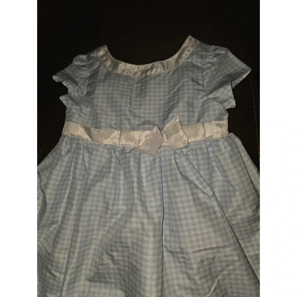 Gymboree outlet Easter celebrations blue‎ checkered dress size 7